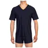 Exofficio Give-n-go V Neck T-shirt In Black In Blue
