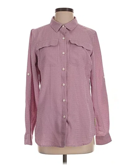 Pre-owned Exofficio Long Sleeve Blouse In Pink