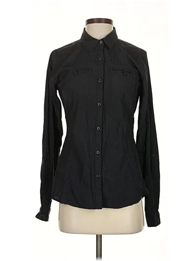 Pre-owned Exofficio Long Sleeve Button Down Shirt In Black