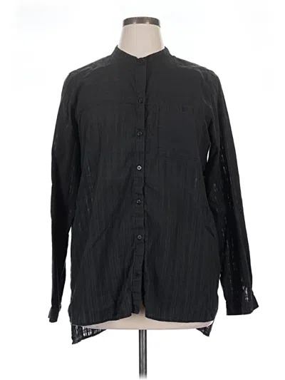Pre-owned Exofficio Long Sleeve Button Down Shirt In Black
