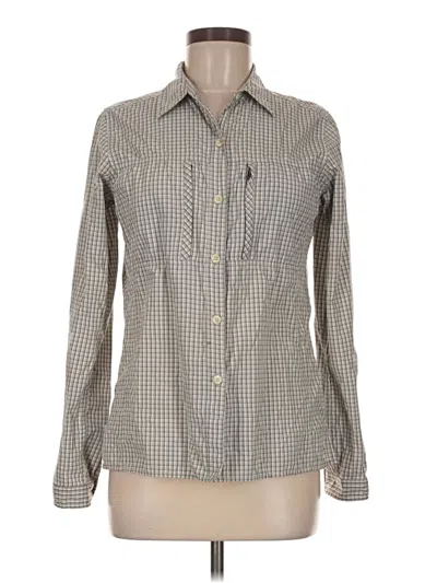 Pre-owned Exofficio Long Sleeve Button Down Shirt In Gray