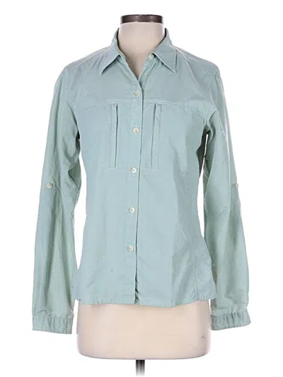 Pre-owned Exofficio Long Sleeve Button Down Shirt In Green