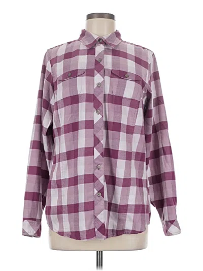 Pre-owned Exofficio Long Sleeve Button Down Shirt In Purple