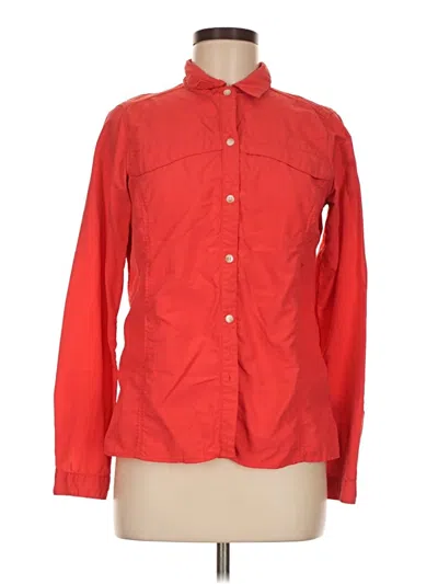 Pre-owned Exofficio Long Sleeve Button Down Shirt In Red
