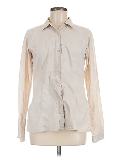 Pre-owned Exofficio Long Sleeve Button Down Shirt In Tan