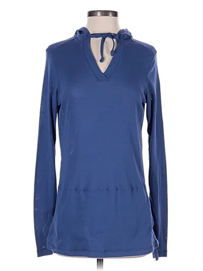 Pre-owned Exofficio Long Sleeve Polo Shirt In Purple