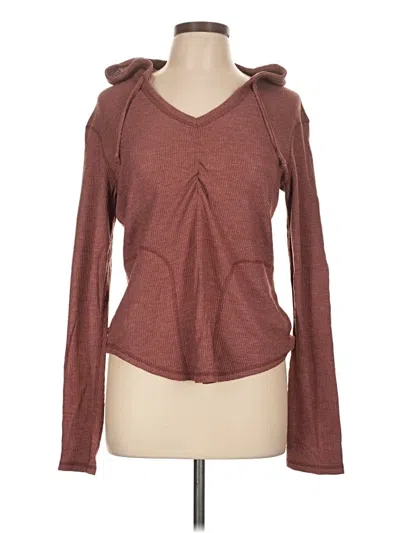 Pre-owned Exofficio Long Sleeve T-shirt In Burgundy
