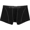 EXOFFICIO MEN'S GIVE-N-GO SPORT MESH BOXER BRIEF IN SOLID BLACK