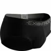 EXOFFICIO MEN'S GIVE-N-GO SPORT MESH BRIEF IN SOLID BLACK