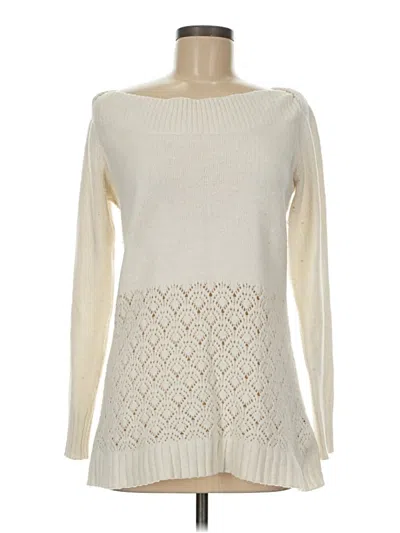 Pre-owned Exofficio Pullover Sweater In White
