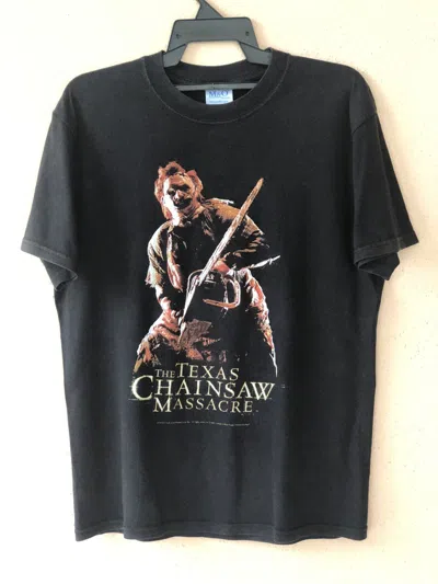Pre-owned Expert Horror X Movie Vintage 00s The Texas Chainsaw Massacre Movie Tee In Black
