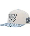 Explore Big Boys And Girls  Cream  Snow Leopard Snapback Hat In Cream