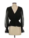 Express 3/4 Sleeve Blouse In Black