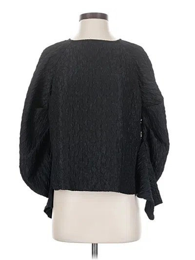 Express 3/4 Sleeve Blouse In Black
