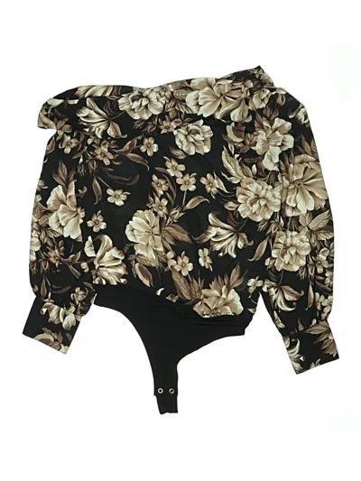 Pre-owned Express 3/4 Sleeve Blouse In Black