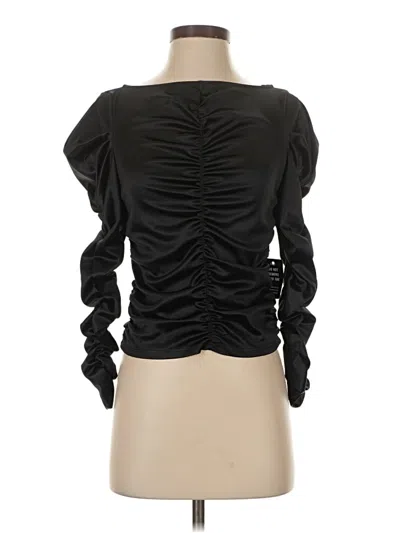 Express 3/4 Sleeve Blouse In Black