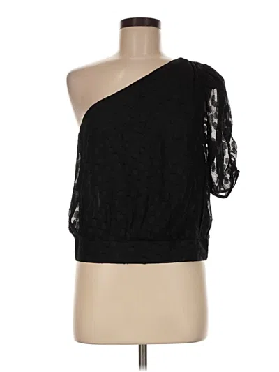Pre-owned Express 3/4 Sleeve Blouse In Black