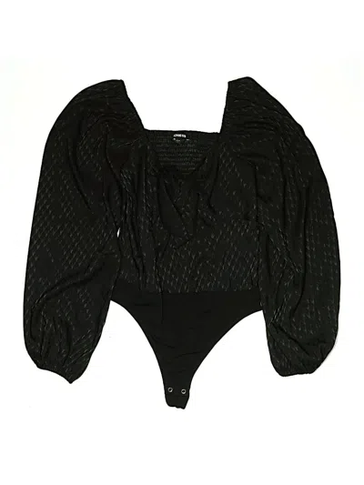 Pre-owned Express 3/4 Sleeve Blouse In Black