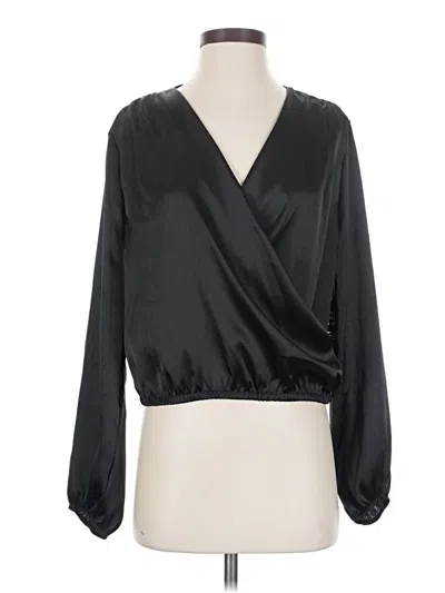 Express 3/4 Sleeve Blouse In Black