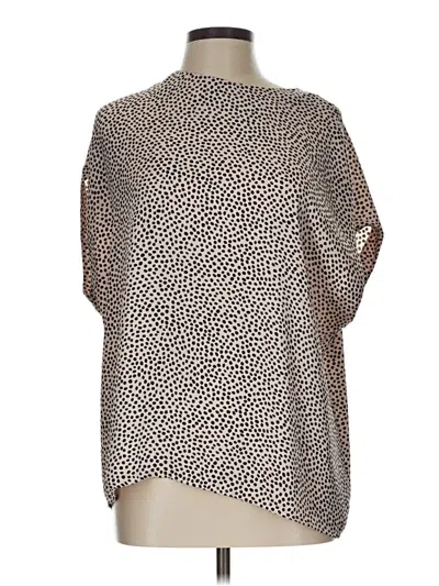 Pre-owned Express 3/4 Sleeve Blouse In Brown