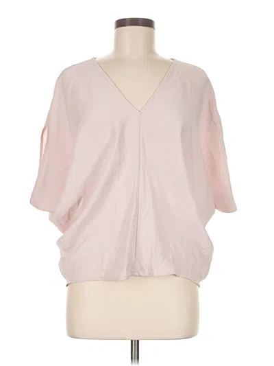 Pre-owned Express 3/4 Sleeve Blouse In Pink