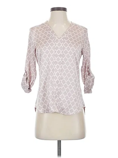 Express 3/4 Sleeve Blouse In White