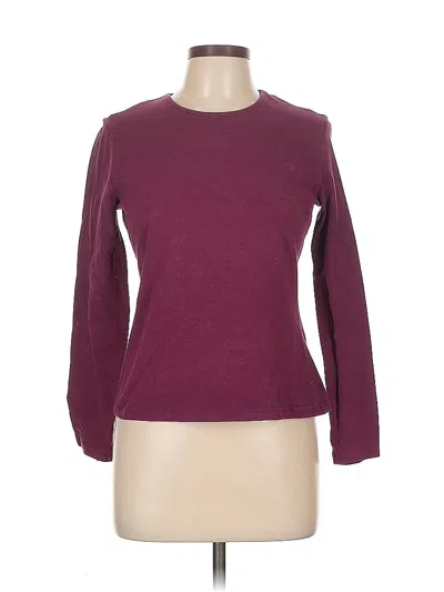 Pre-owned Express 3/4 Sleeve T-shirt In Red