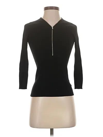 Pre-owned Express 3/4 Sleeve Top Black Turtleneck Tops