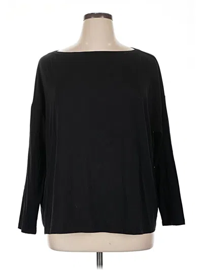 Express 3/4 Sleeve T-shirt In Black