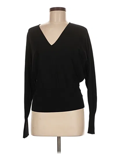 Pre-owned Express 3/4 Sleeve T-shirt In Black