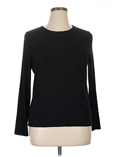 Pre-owned Express 3/4 Sleeve T-shirt In Black
