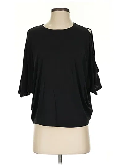 Pre-owned Express 3/4 Sleeve T-shirt In Black