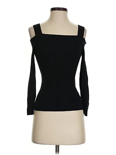 Pre-owned Express 3/4 Sleeve T-shirt In Black