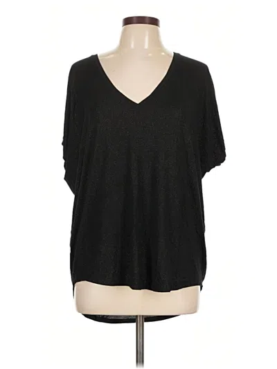 Pre-owned Express 3/4 Sleeve T-shirt In Black