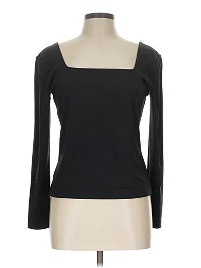 Pre-owned Express 3/4 Sleeve T-shirt In Black