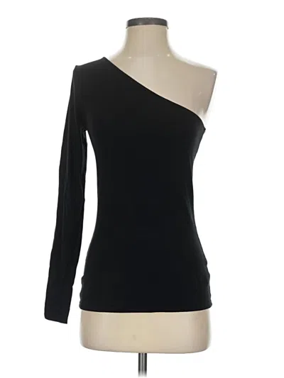 Pre-owned Express 3/4 Sleeve T-shirt In Black