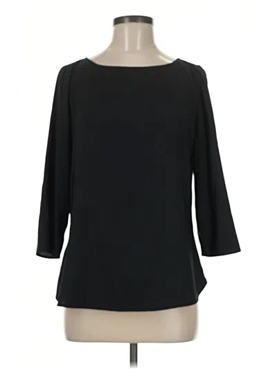 Pre-owned Express 3/4 Sleeve T-shirt In Black