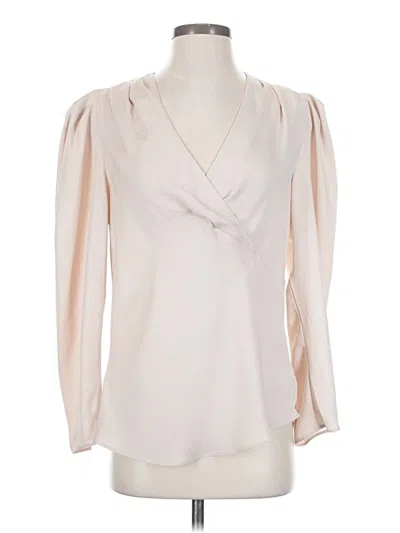 Pre-owned Express 3/4 Sleeve T-shirt In Ivory