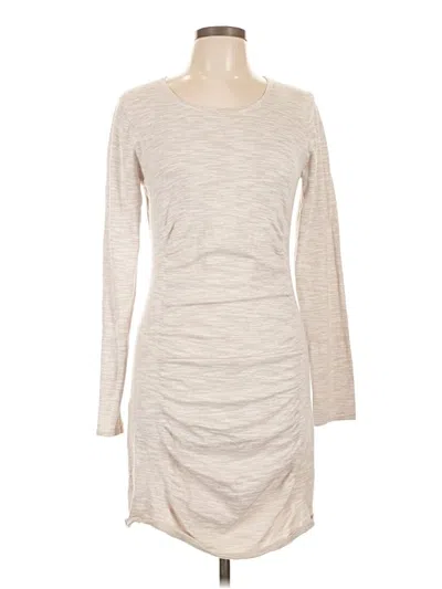 Pre-owned Express 3/4 Sleeve T-shirt In Ivory