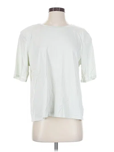 Pre-owned Express 3/4 Sleeve T-shirt In Silver