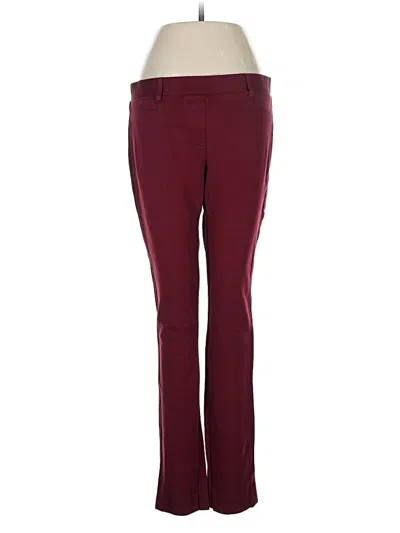 Pre-owned Express Active Pants In Burgundy