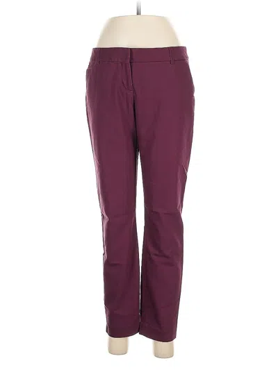 Pre-owned Express Active Pants In Burgundy