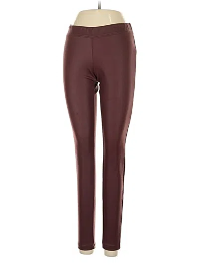 Pre-owned Express Active Pants In Burgundy