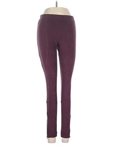 Pre-owned Express Active Pants In Burgundy