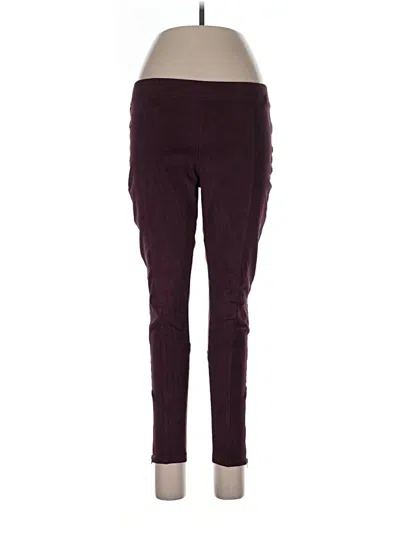 Pre-owned Express Active Pants In Burgundy