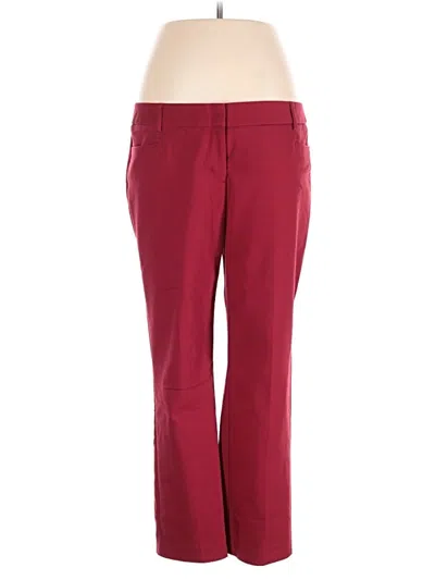 Pre-owned Express Active Pants In Burgundy