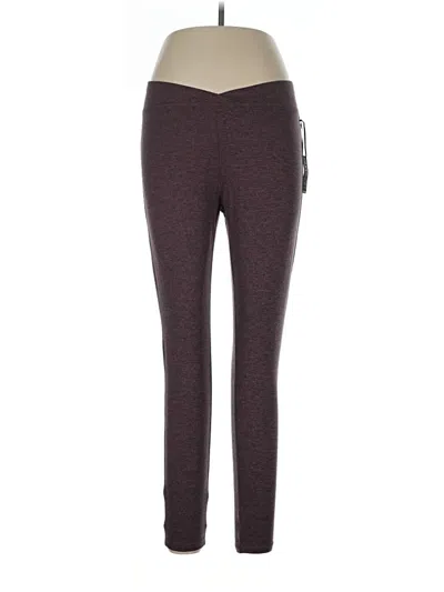 Express Active Pants In Burgundy