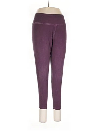 Pre-owned Express Active Pants In Purple