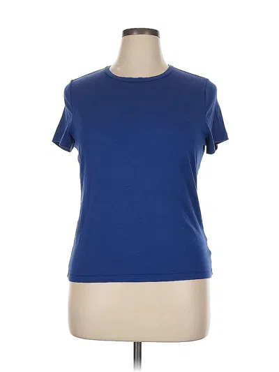 Pre-owned Express Active T-shirt In Blue