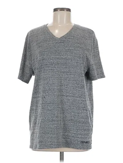 Pre-owned Express Active T-shirt In Gray